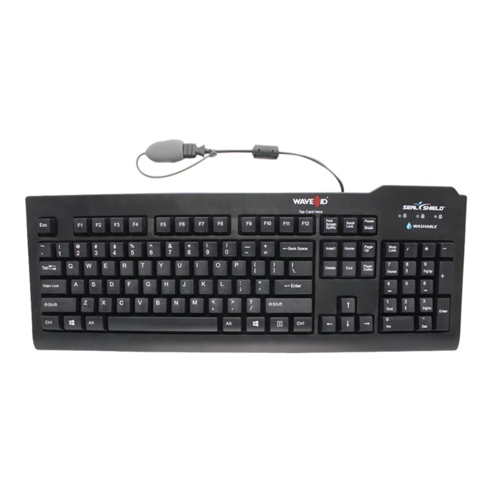 Seal Shield Silver Seal Medical Grade - Keyboard - washable - backlit - USB - US - black MPN:SSKSV207GRC13.56