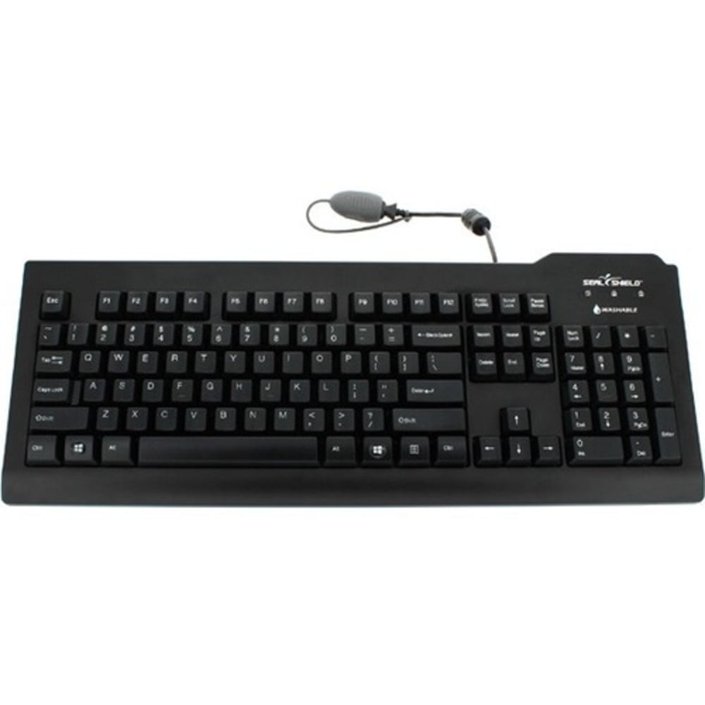 Seal Shield Silver Seal Medical Grade - Keyboard - washable - USB - AZERTY - French - black MPN:SSKSV208FR