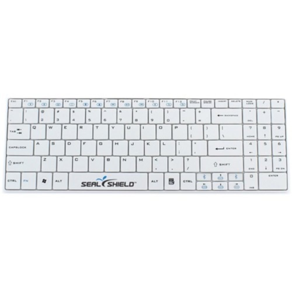 Seal Shield Clean Wipe Waterproof - Keyboard - wireless - 2.4 GHz - QWERTY - US - white MPN:SSWKSV099W