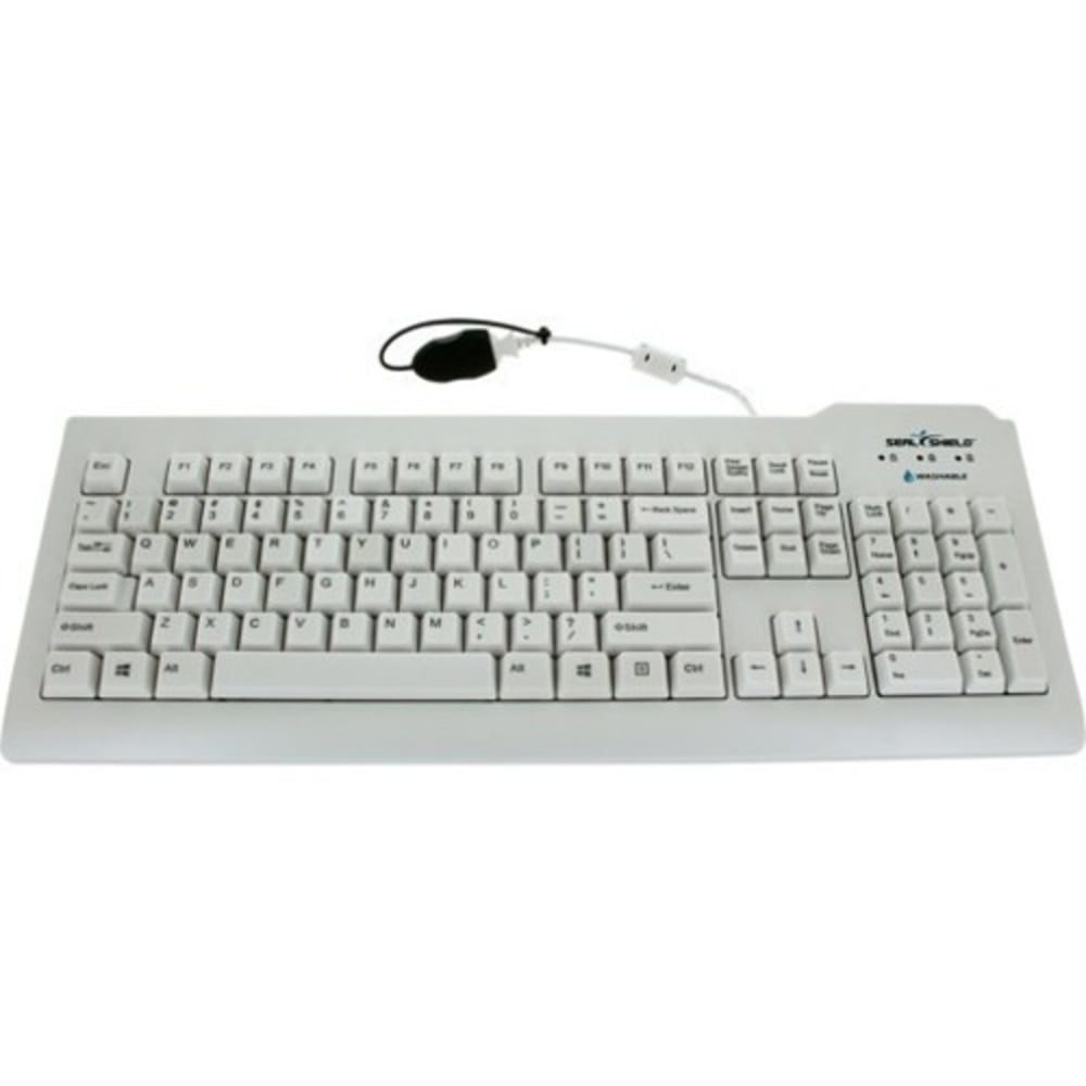 Seal Shield SEAL CLEAN - Keyboard - USB - QWERTY - Spanish - white MPN:SSWKSV208ES