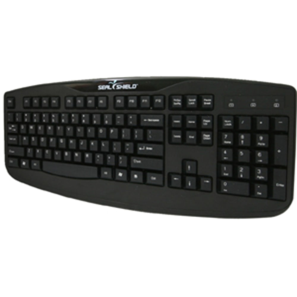 Seal Shield Silver Storm Wired Washable Keyboard, Black, STK503P MPN:STK503P