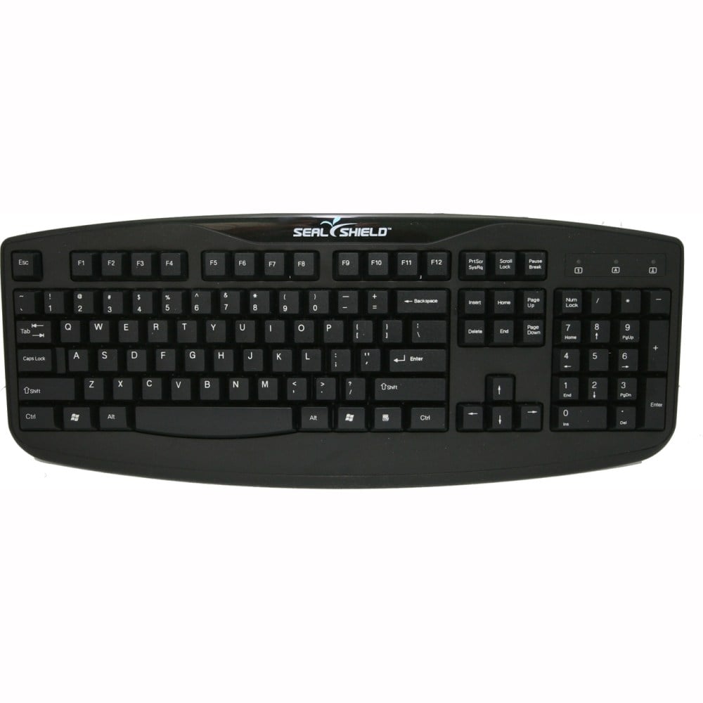 Seal Shield Silver Storm Washable Wired Keyboard, Red, STK503 MPN:STK503RED