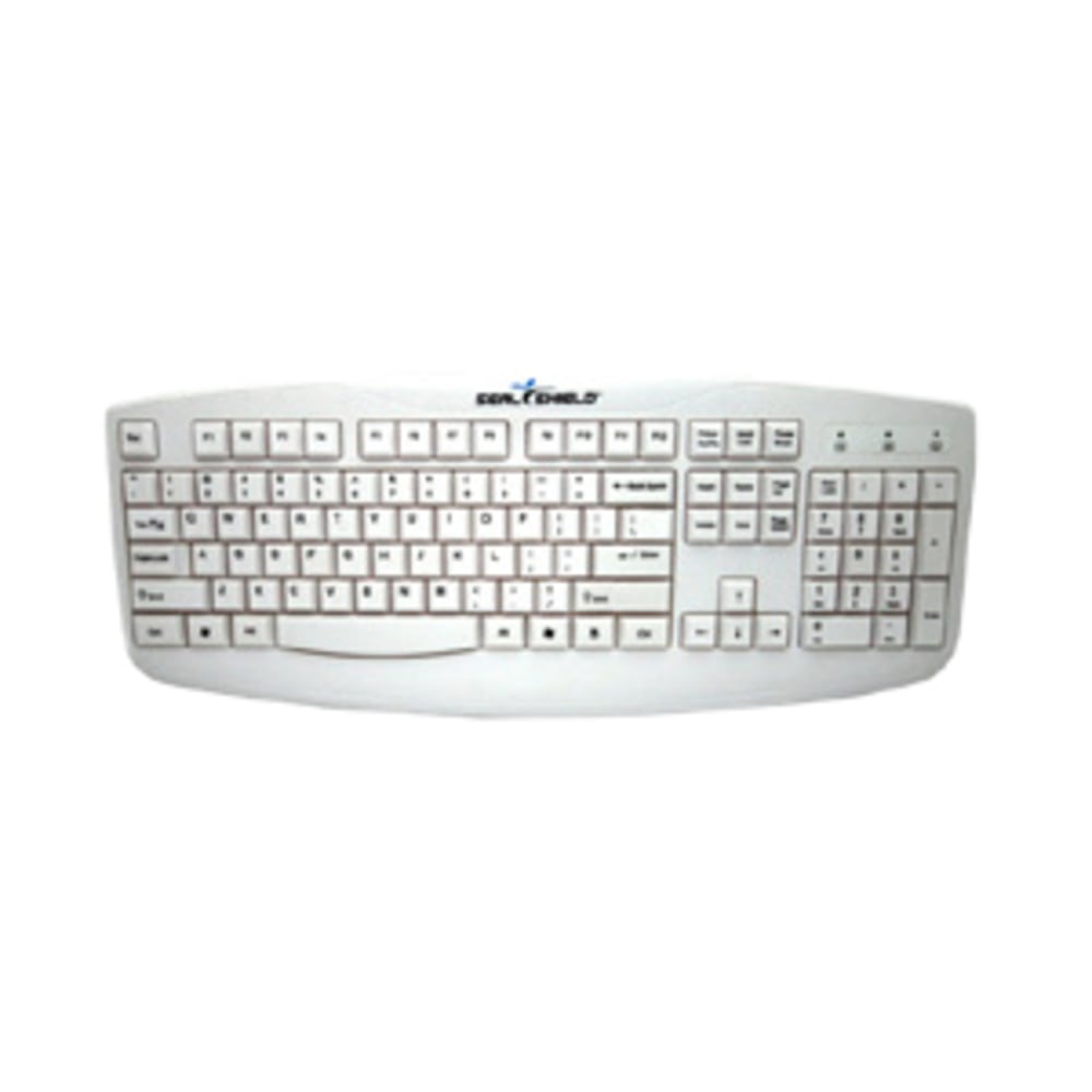 Seal Shield Silver Storm Wired Keyboard, White, STWK503 MPN:STWK503