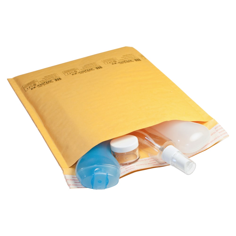 Sealed Air Self-Seal Bubble Mailers, 12 1/2in x 19in, Kraft, Pack Of 25 MPN:10191