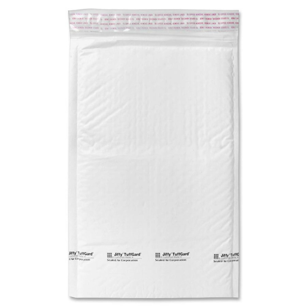 Sealed Air Tuffgard Premium Cushioned Mailers - Bubble - #1 - 7 1/4in Width x 12in Length - Peel & Seal - White - Poly - 25 / Carton MPN:49674