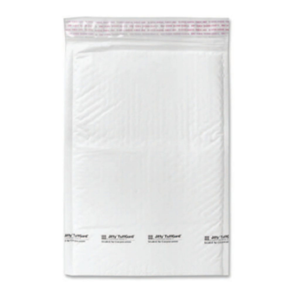 Sealed Air Tuffgard Premium Cushioned Mailers - Bubble - #4 - 9 1/2in Width x 14 1/2in Length - Peel & Seal - White - Poly - 25 / Carton MPN:49675