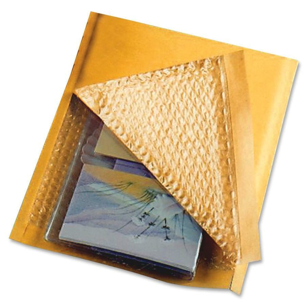 Sealed Air Jiffylite Cushioned Mailers, #0, 6in x 10in, 100% Recycled, Satin Gold, Box Of 200 MPN:55445