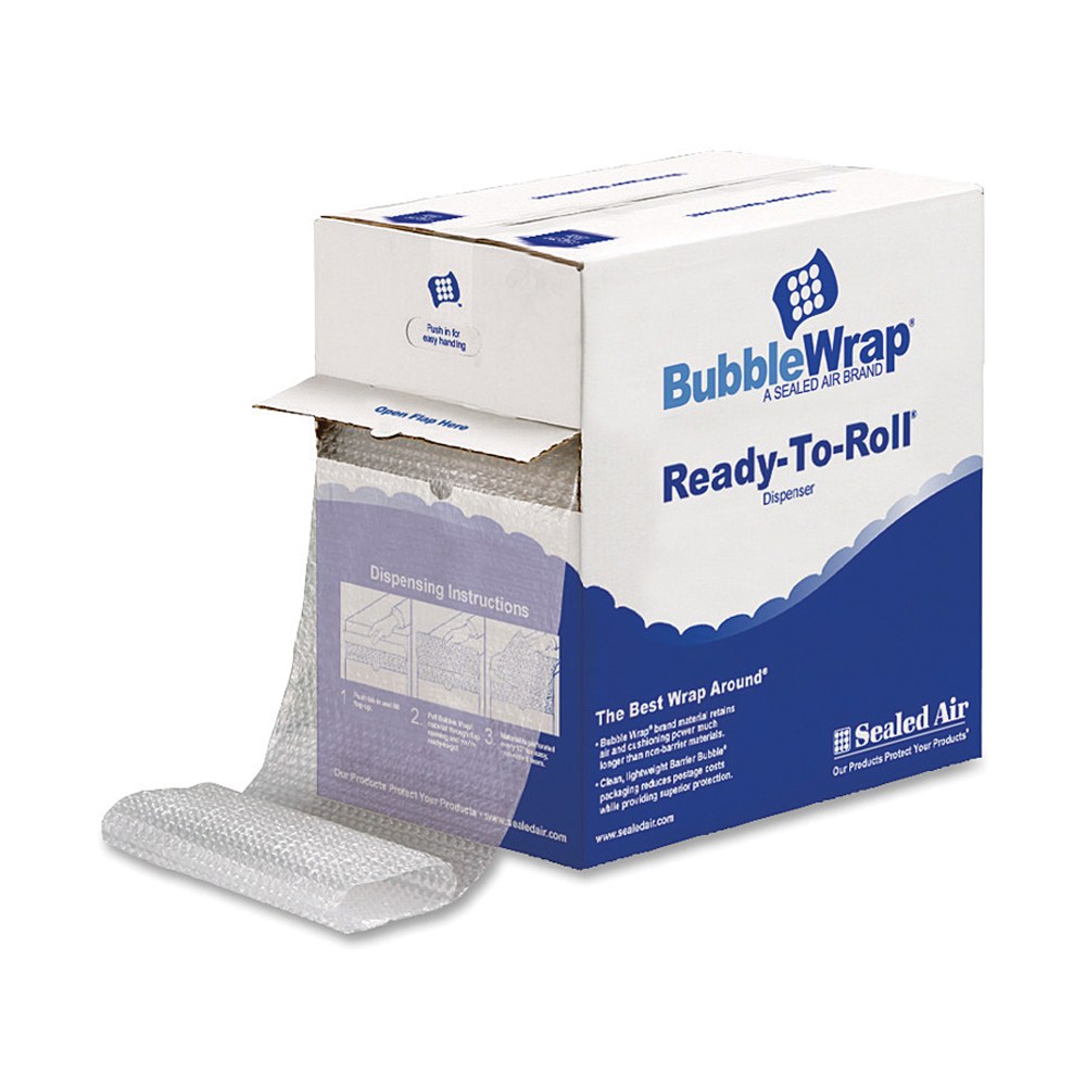 Sealed Air Cellular Cushioning Material, 12 1/2inW, Small Bubble (3/16in), 100 Feet (Bonus Length) MPN:10600