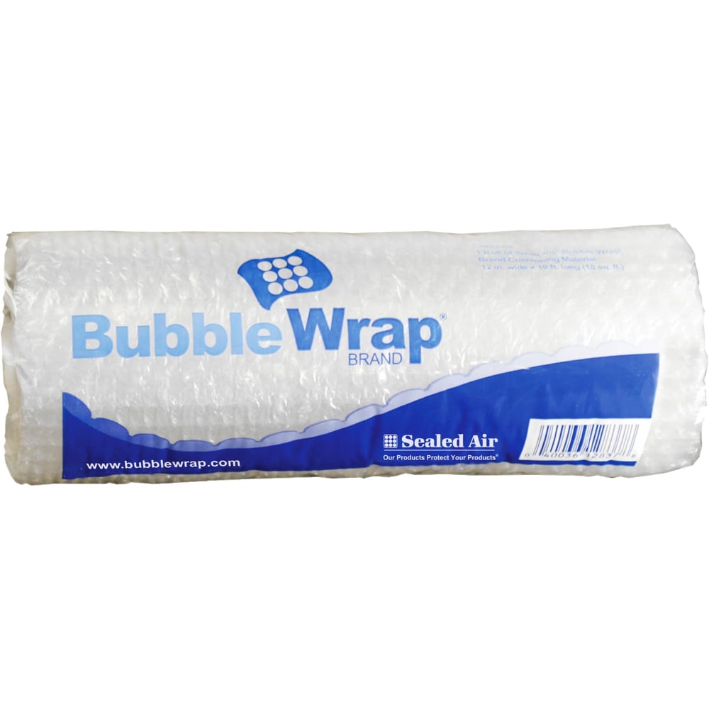 Sealed Air Bubble Wrap Multi-purpose Material - 12in Width x 10 ft Length - 1 Wrap(s) - Lightweight, Perforated - Clear - 1 Roll MPN:10601