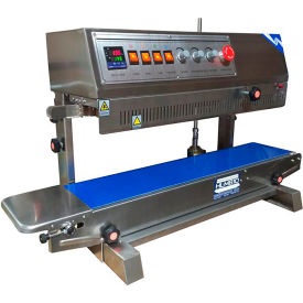 Sealer Sales Vertical Band Sealer w/ Dry Ink Coding Stainless Steel HL-M810II