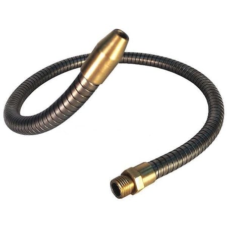Coolant Hose, 1/4 in.Pipe, 18 in.L, Gray MPN:04-18-M-N