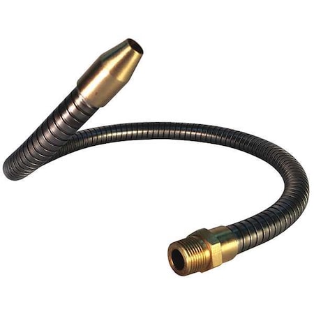 Coolant Hose, 3/8 in.Pipe, 15 in.L, Gray MPN:06-15-M-N