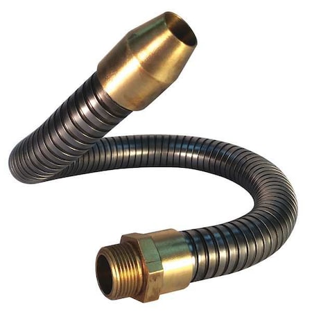 Coolant Hose, 3/4 in.Pipe, 6 in.L, Gray MPN:12-06-M-N