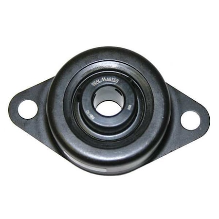 2 Holes, Rhombus Housing, Flange Mount Bearing, Radial Ball, 5/8 in Dia, Steel, Set Screw MPN:SRF-10