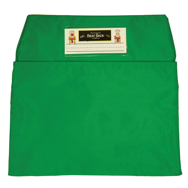 Seat Sack Chair Pocket, Standard, 14in, Green, Pack Of 2 MPN:SSK00114GR-2