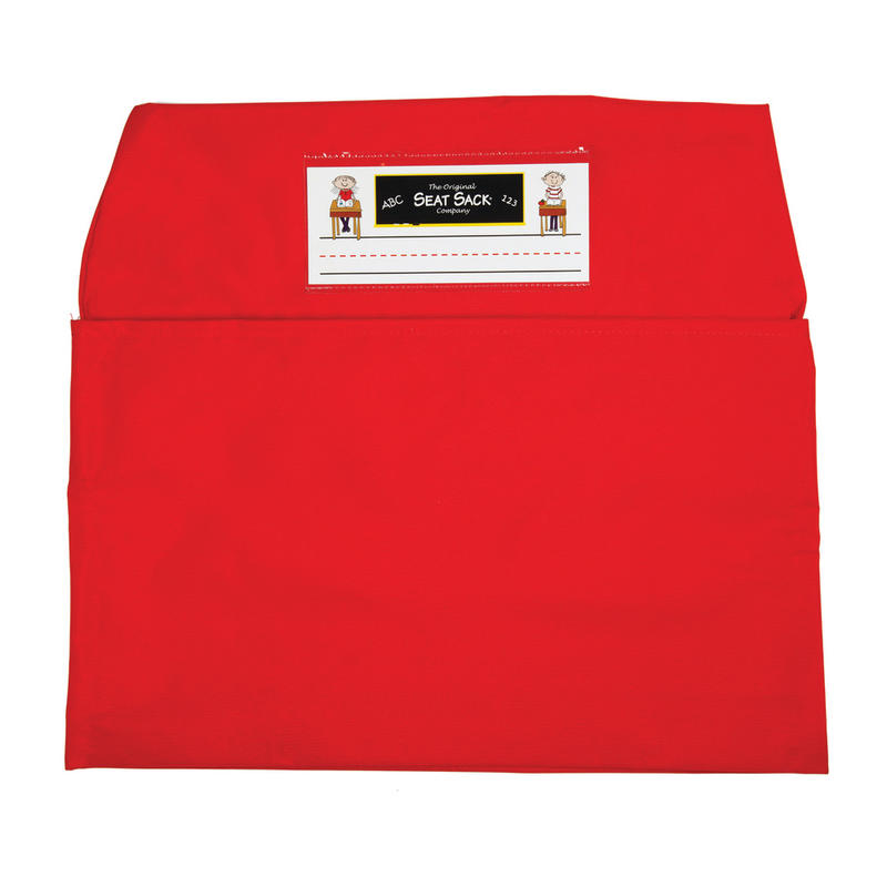 Seat Sack Chair Pocket, Large, 17in, Red, Pack Of 2 MPN:SSK00117RD-2