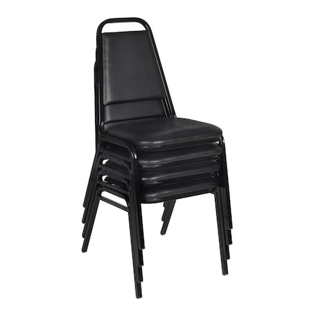 Regency Dining Cushioned Restaurant Stackable Chair (4 pack)- Black MPN:8029BK4PK