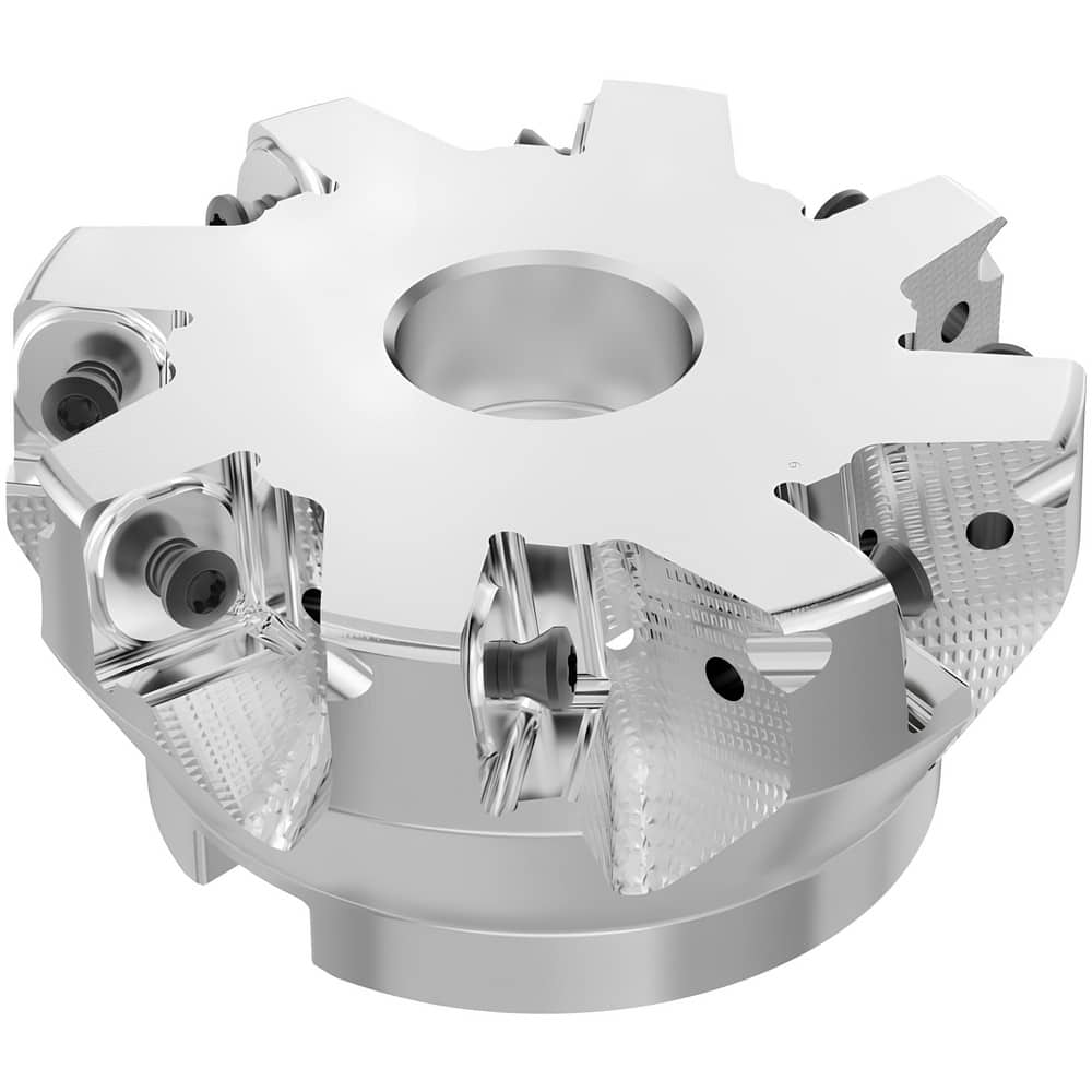 Indexable Chamfer & Angle Face Mills, Minimum Cutting Diameter (mm): 100.00 , Maximum Cutting Diameter (mm): 101.60 , Maximum Depth of Cut (mm): 13.00  MPN:10134813