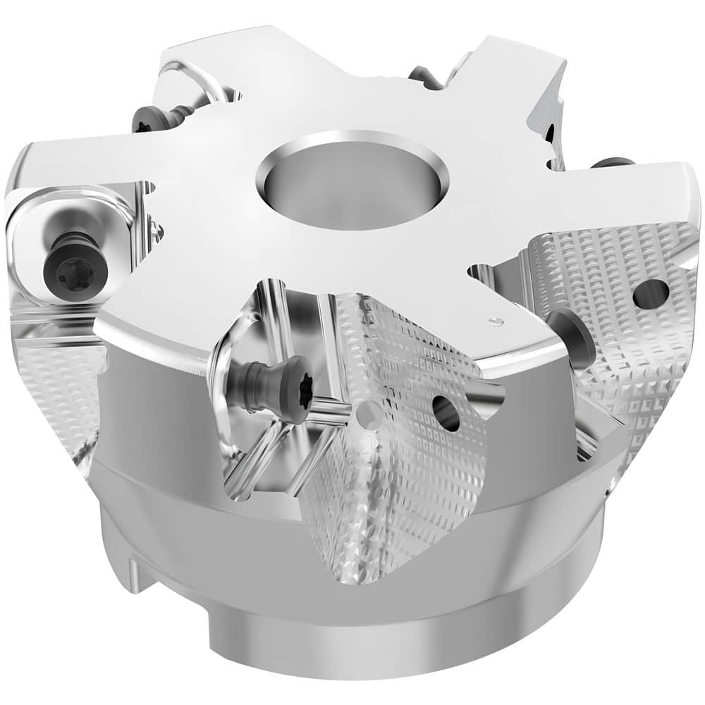 Indexable Chamfer & Angle Face Mills, Minimum Cutting Diameter (Inch): 3 , Maximum Cutting Diameter (Decimal Inch): 3.0642  MPN:10134819