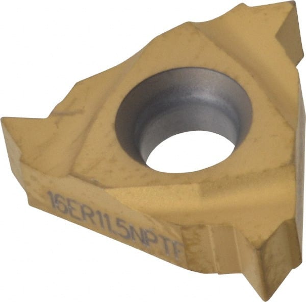 Laydown Threading Insert: 16ER11.5NPTF CP500, Solid Carbide MPN:00049779