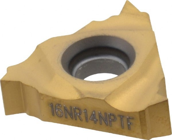 Laydown Threading Insert: 16NR14NPTF CP500, Solid Carbide MPN:00064423