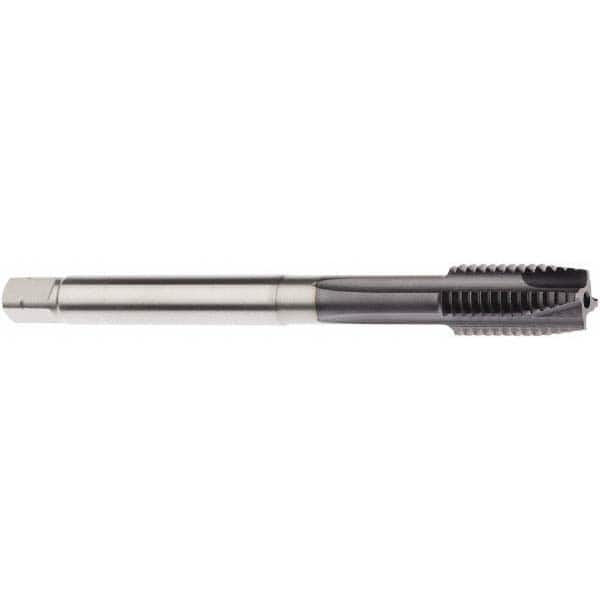 Spiral Flute Tap: M27 x 3.00, Metric, 4 Flute, Modified Bottoming, 6HX Class of Fit, Powdered Metal, AlTiN Finish MPN:03000022