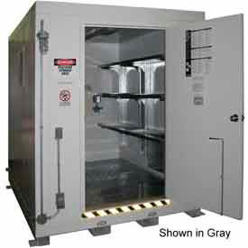 Securall® 12 Drum Agri-Chemical Storage Locker - Dim 7'W x 9'D x 8'3