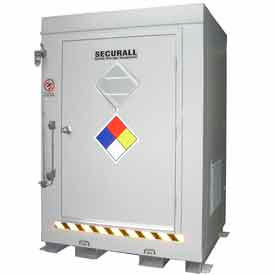 Securall® 2 Drum Agri-Chemical Storage Locker - Dim 5'W x 3'6