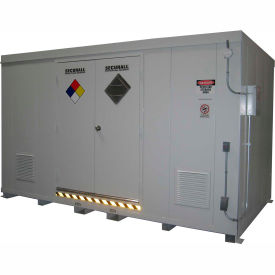 Securall® 24 Drum Agri-Chemical Storage Building - Dim 14'W x 8'D x 8'3