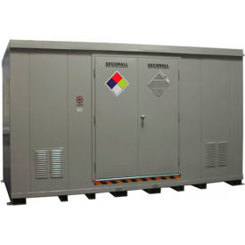 Securall® 24 Drum 2HR Fire-Rated Agri-Chemical Storage Building 14'W x 8'D x 8'3