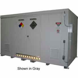 Securall® 32 Drum Agri-Chemical Storage Building - Dim 18'W x 8'D x 8'3