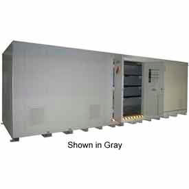 Securall® 64 Drum Agri-Chemical Storage Building - Dim 34'W x 8'D x 8'3