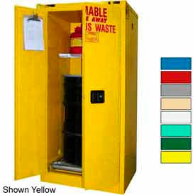 Securall® Hazardous Waste Drum Cabinet w/ Rollers 60 Gal. Cap. 31