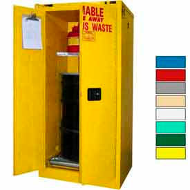Securall® Hazardous Waste Drum Cabinet w/ Rollers 60 Gal. Cap. 31