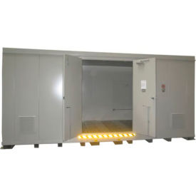 Securall® 32 Drum 4HR Fire-Rated Hazmat Storage Building 18'W x 8'D x 8'3