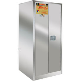 Securall® 60-Gallon Manual Close Flammable Cabinet Stainless Steel A160-SS