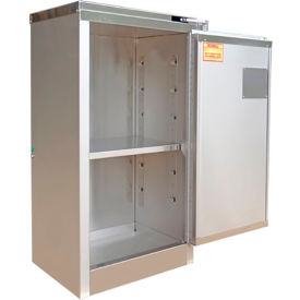 Securall® 16-Gallon Flammable Cabinet Stainless Steel Self-Close A310-SS