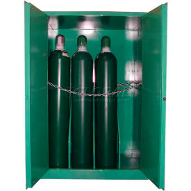Securall® 12 H Cylinder Vertical Medical Fire Lined Gas Cabinet 43