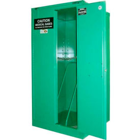 Securall® 9 H Cylinder Vertical Medical Fire Lined Gas Cabinet 34
