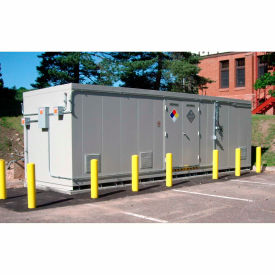 Securall® 48 Drum Hazmat Storage Building - Dim 26'W x 8'D x 8'3