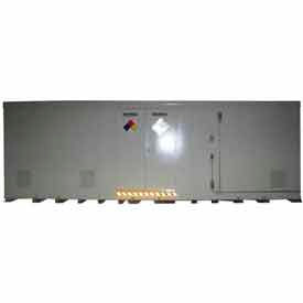 Securall® 64 Drum Hazmat Storage Building - Dim 34'W x 8'D x 8'3