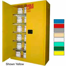 Securall® 60-Gallon Manual Close Paint/Ink Cabinet Red P160Red