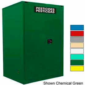 Securall® 120-Gallon Manual Close Pesticide Cabinet Gray AGV1110Gray