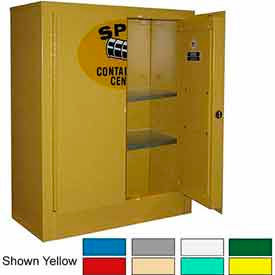 Securall® Wall Mountable Flammable Spill Containment Cabinet Gray SCC132Gray