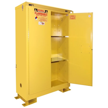 Hazardous Material Storage Cabinet, 60 gal, 2 Shelves, Steel, 31 in W x 71 in H x 31 in D MPN:A360WP1