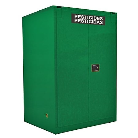 Pesticide Storage Cabinet, 120 Gallon, 1 Shelves, 56 in W x 67 in H x 31 in D, AgGreen MPN:AGV3110