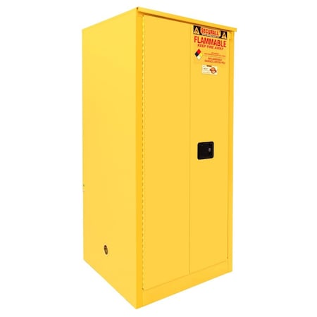 Paint Storage Cabinet, 120 Gallon, 5 Shelves, 34 in W x 65 in H x 34 in D, Red MPN:P2120