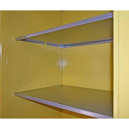 SafetyCabinetShelf, Gray, StainlessSteel MPN:s2-ss-05