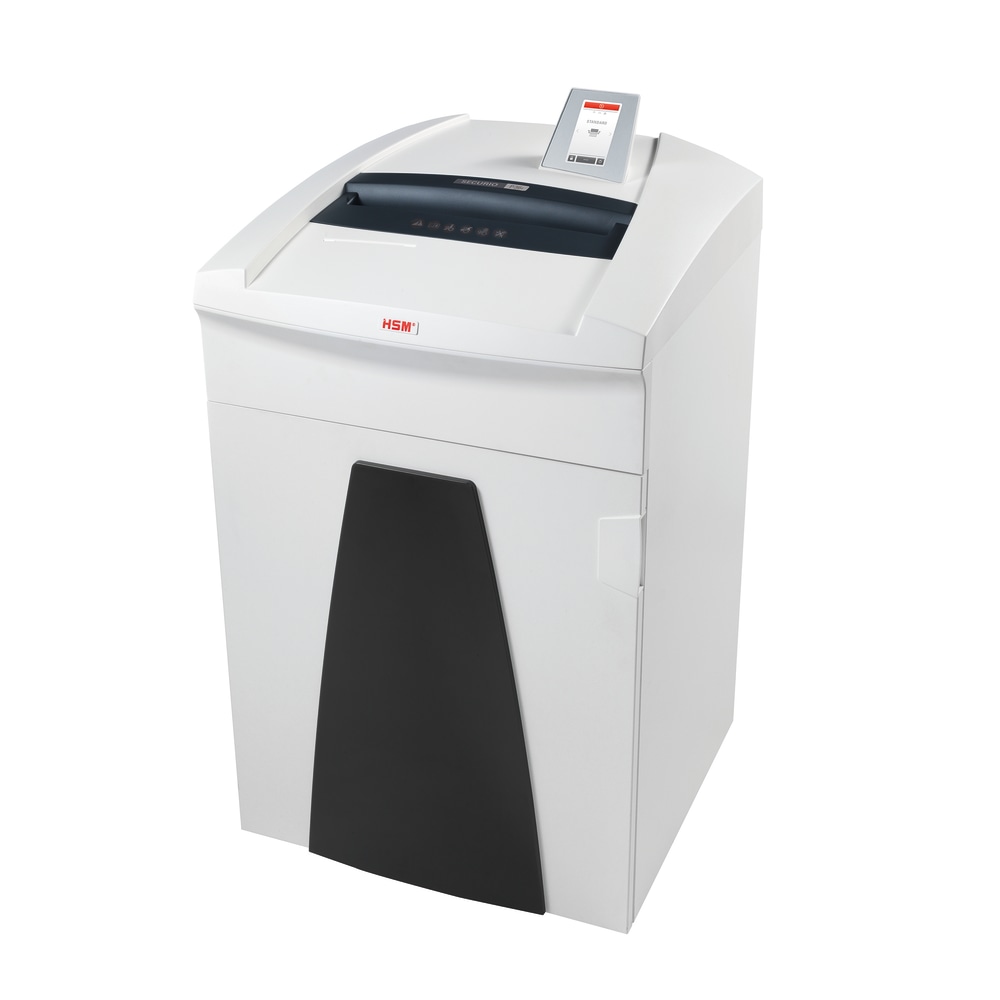 Securio by HSM P36i 49-Sheet Strip-Cut Shredder, 36-15/16inH x 22-13/16inW x 21-3/4inD, White MPN:1850