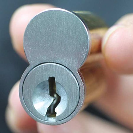 SFIC Cylinder, Satin Chrome, Backset 3/4